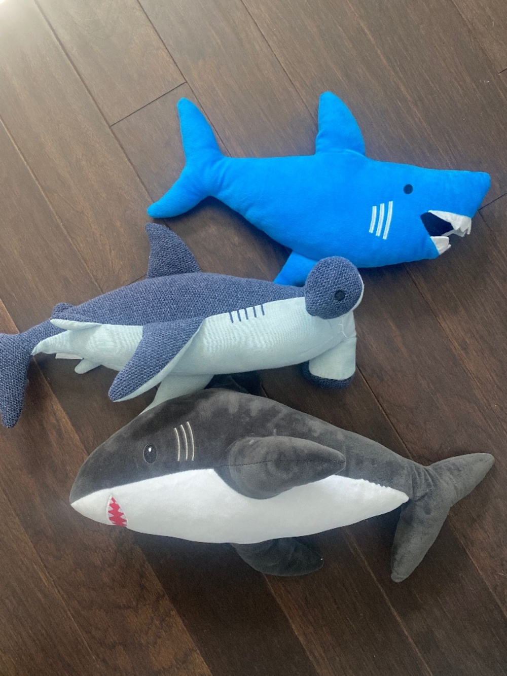 Shark Pillows (set of 3)